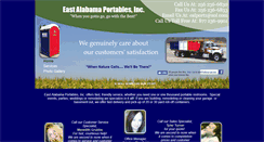 Desktop Screenshot of eastalabamaportables.com