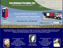 Tablet Screenshot of eastalabamaportables.com
